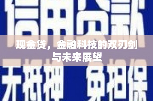 贵阳现金贷，金融科技的双刃剑与未来展望