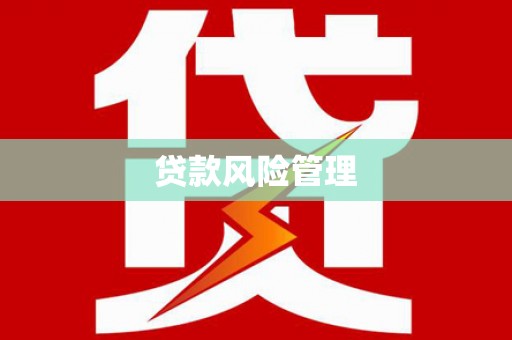 贵阳贷款风险管理