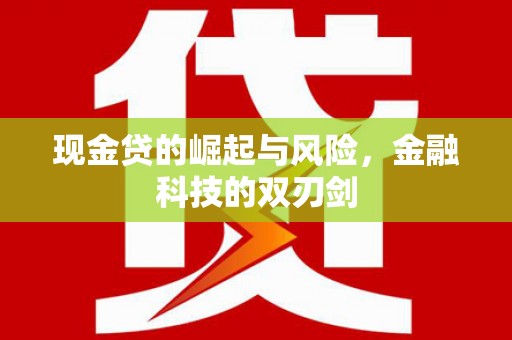 贵阳现金贷的崛起与风险，金融科技的双刃剑