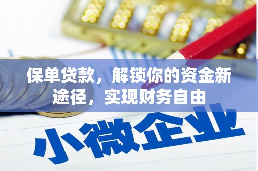 贵阳保单贷款，解锁你的资金新途径，实现财务自由