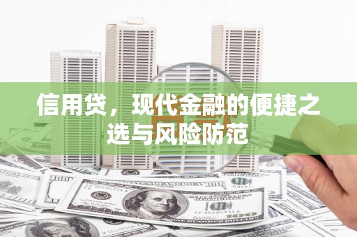 贵阳信用贷，现代金融的便捷之选与风险防范