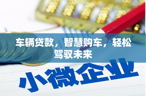 贵阳车辆贷款，智慧购车，轻松驾驭未来