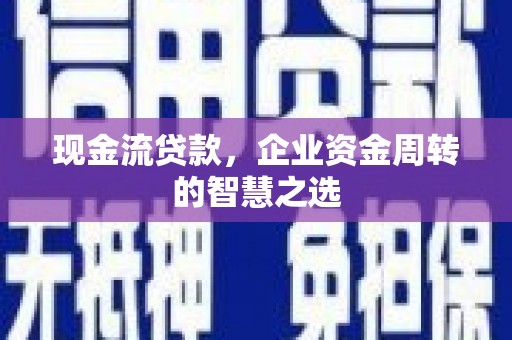 贵阳现金流贷款，企业资金周转的智慧之选